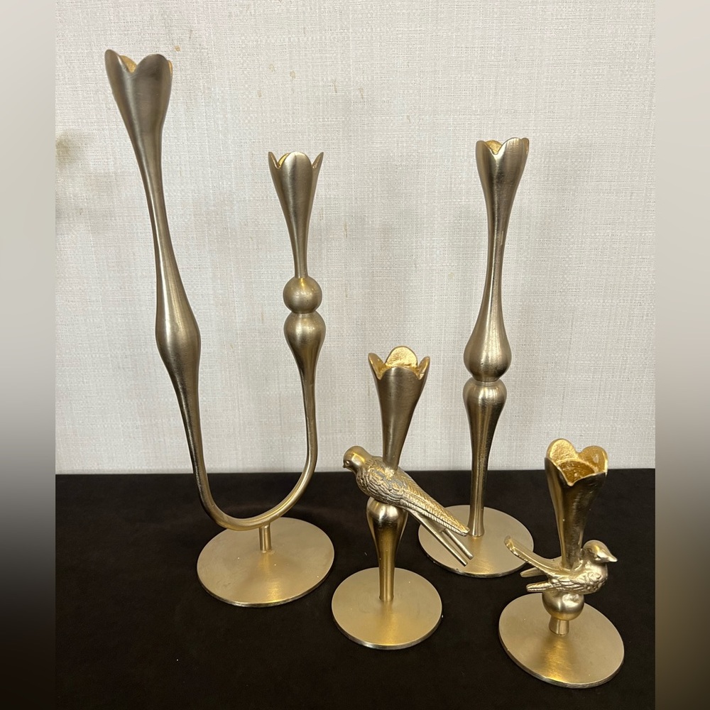 Anthropologie Taper Candle Holders